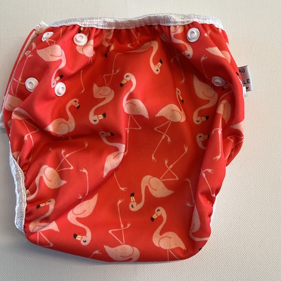 Bundle of Reusable & Adjustable Swim Diaper/Cloth Diaper Cover 0-36 months EUC - Picture 2 of 11